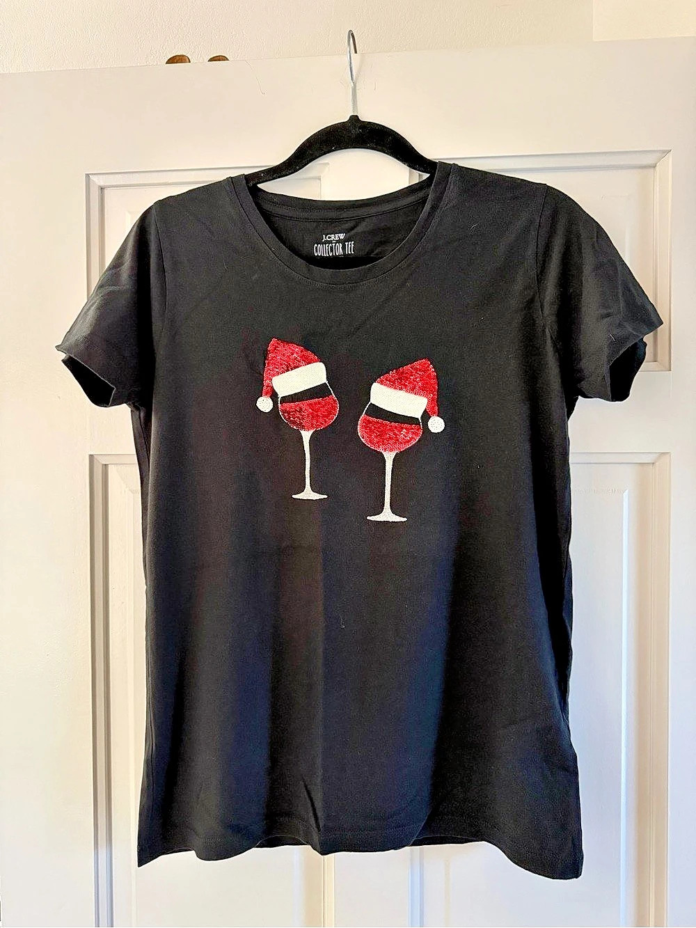 Women’s Christmas themed J.Crew Collector Tee - size small